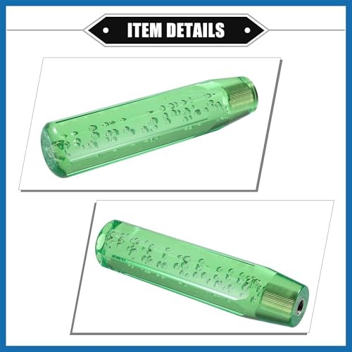 Gear Shift Knob Stick, 20cm Faux Crystal Transparent Bubble Gear Shifter