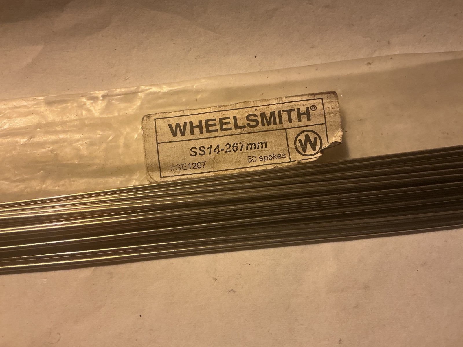 Spokes Wheelsmith (16) 267mm 14 gauge straight