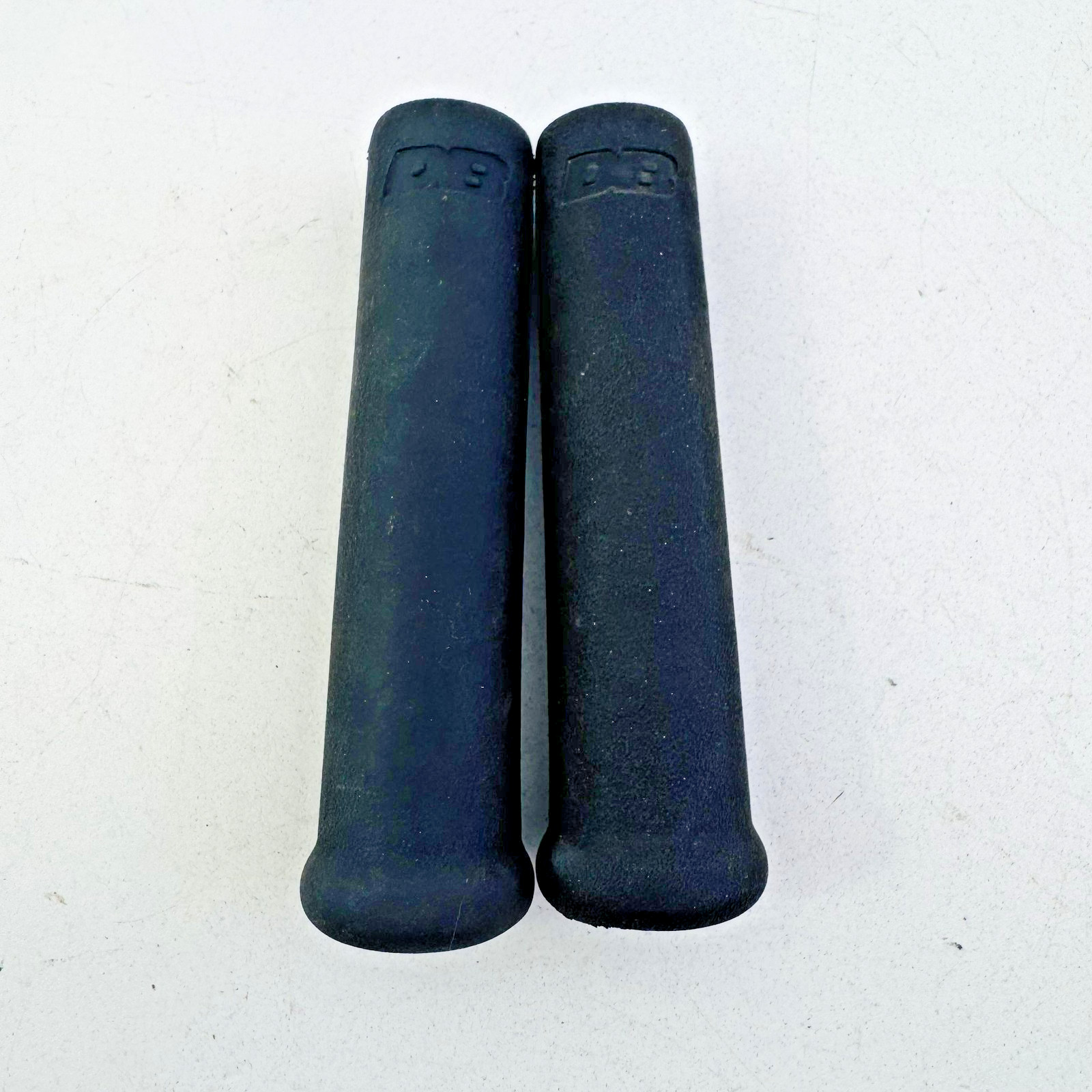 Vintage DB Bicycle Handlebar Grips Pair Black Foam Slip-On Bike Universal A96