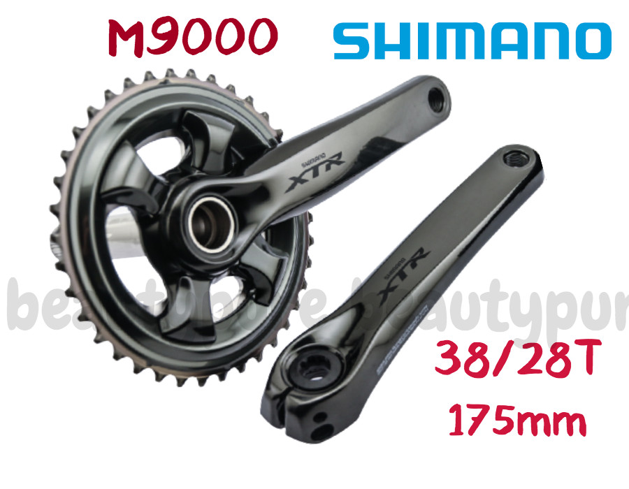 (38/28T 175mm) Shimano XTR FC-M9000 Double MTB 2x11Speed Crankset without BB New