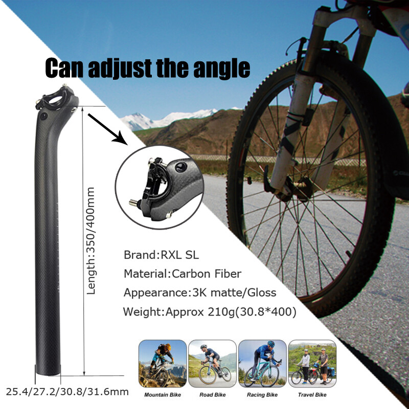 Mountain Bike Seatpost Road Bicycle Carbon Seat Post Tube 25.4/27.2/30.8/31.6mm
