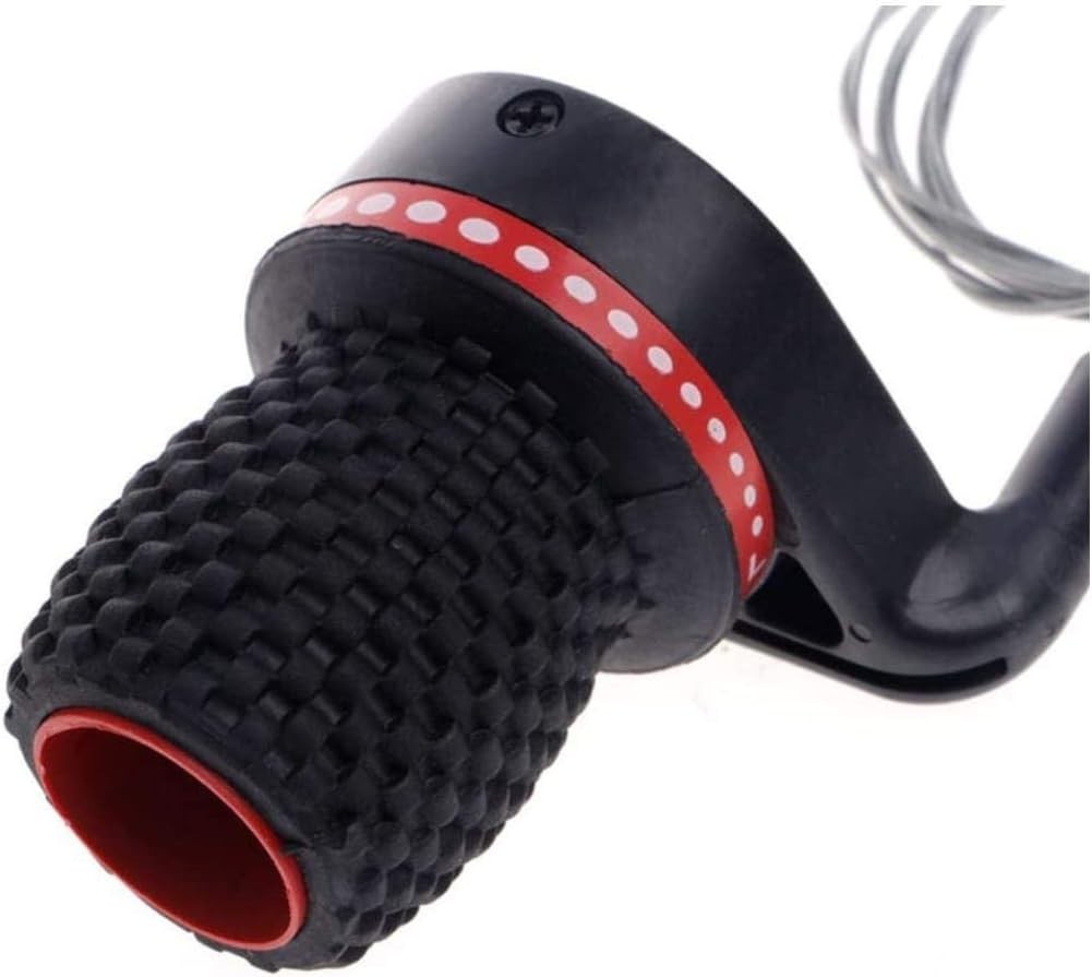 Black 2Pcs Gear Shifters with Inner Cable – Perfect for Road and Mountain Bikes