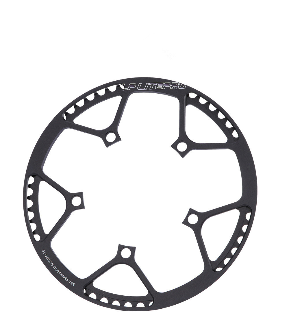 Litepro Bike Crankset Chainring Folding Bike Square Hole Crank Chainring BCD130