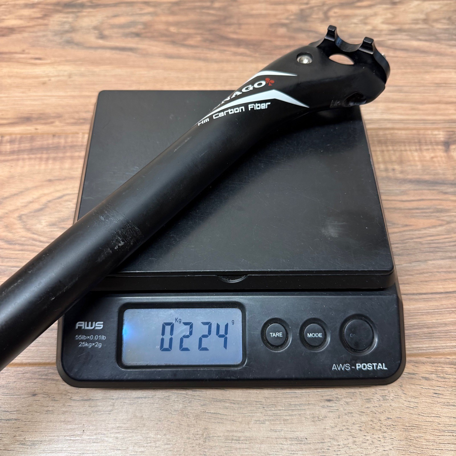 Colnago HM Carbon Fiber Seatpost 31.6 x 350 224g MISSING LOWER CLAMP Ultralight