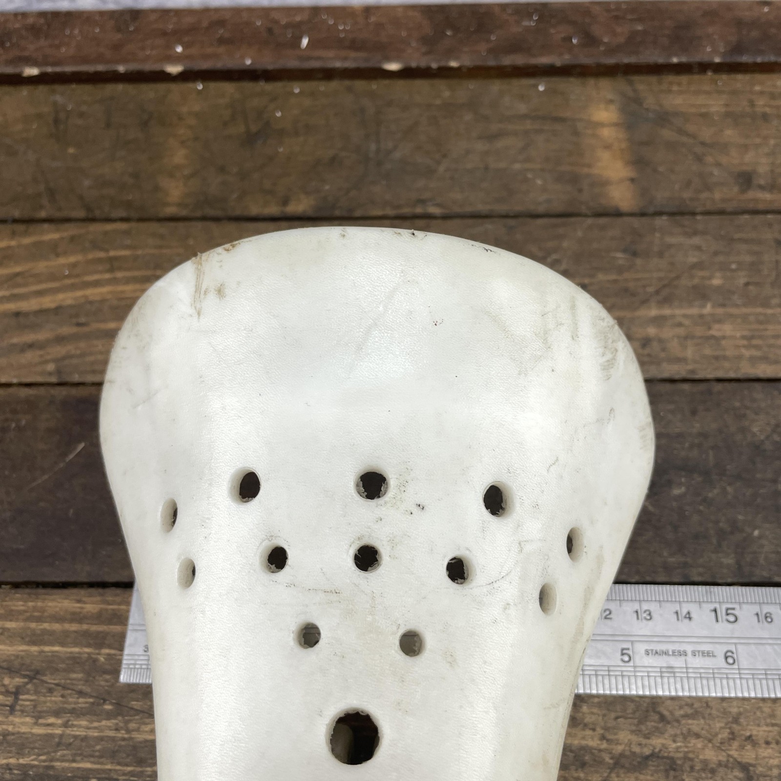 Vintage Viscount BMX Mini Aero Bicycle Saddle Seat White Pit Bike H292 1980s