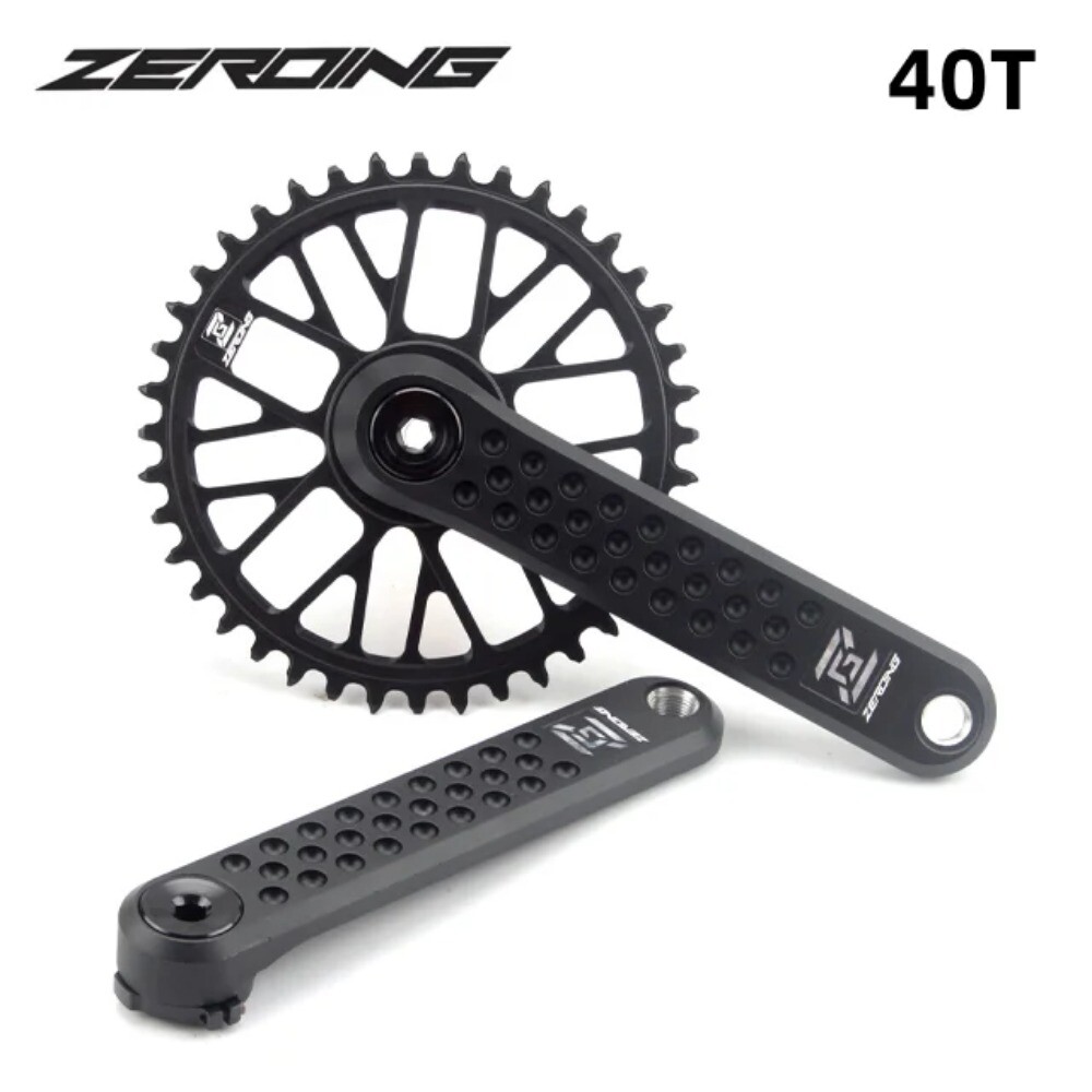 ROAD Bike Crankset CRS Hollow Crank Chainring 7075 Shaft CNC GRAVEL Spider Sram