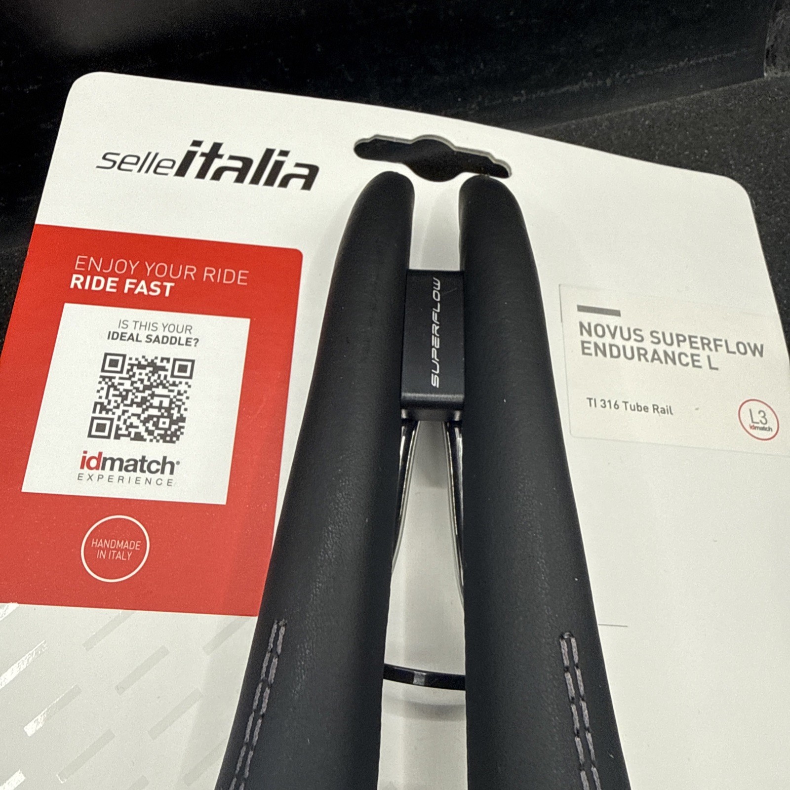 Selle Italia Novus Superflow Endurance L3 Cycling Saddle Seat (9419-101)