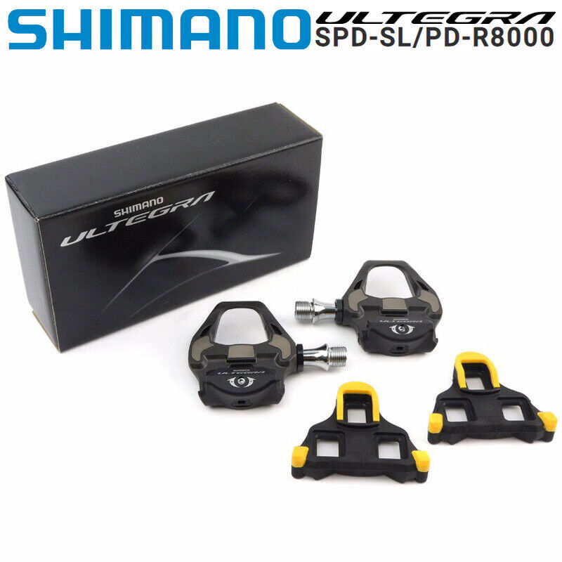 Shimano Ultegra PD-R8000 SPD-SL Carbon Pedal 9/16″ Road Bike Cycling SH11 Cleat