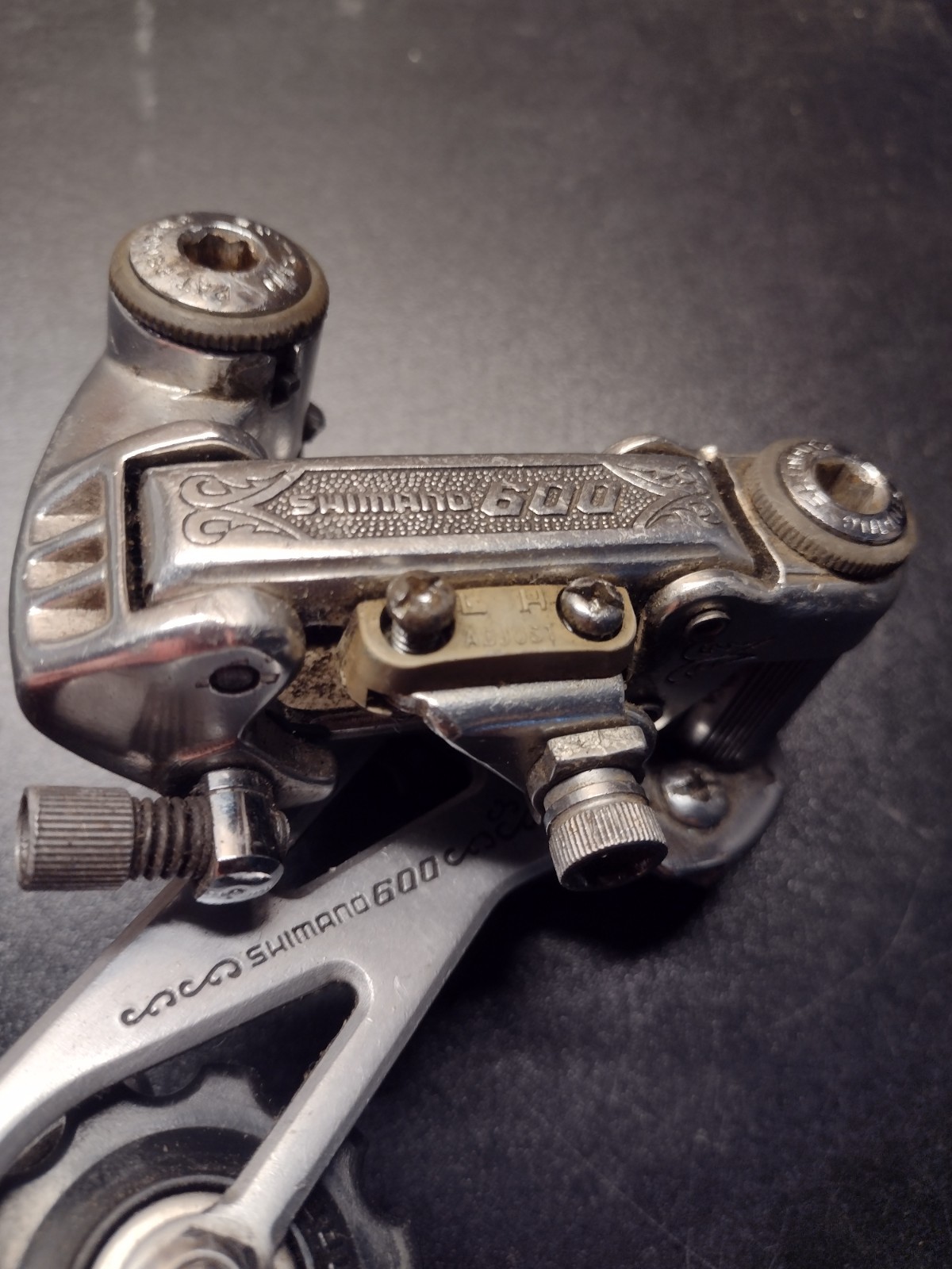 shimano 600 arabesque Long Cage Rear Derailleur