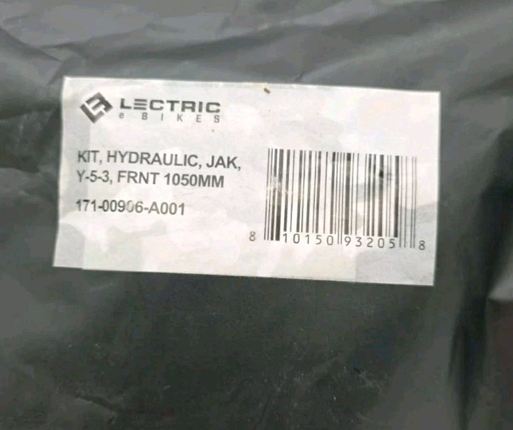 Lectric eBikes Front Hydraulic Brake Kit 171-00906-A001 Replacement OEM