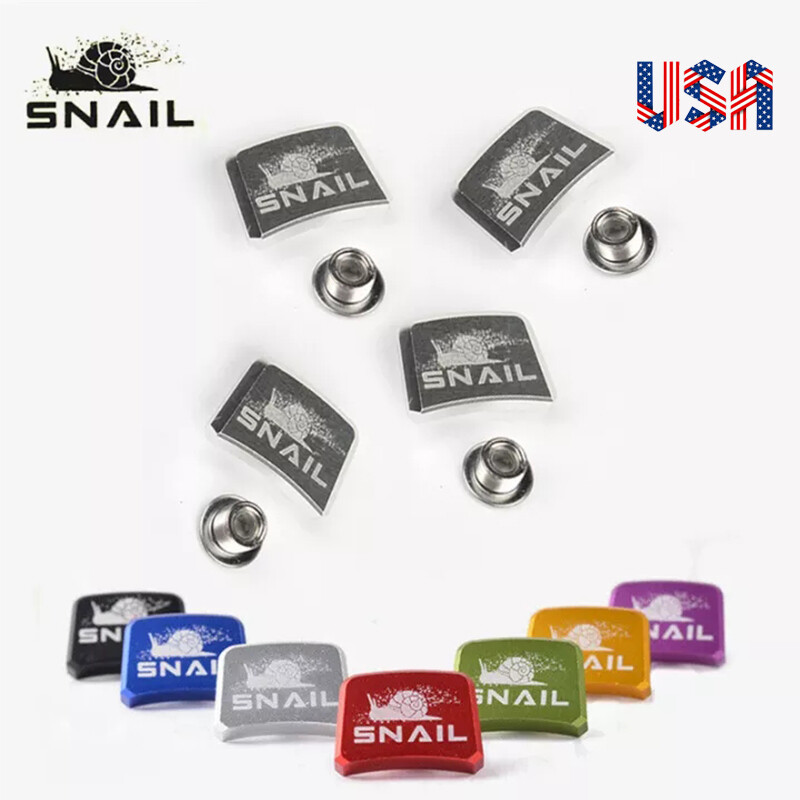 SNAIL Aluminum Chainring 4PCS Bolts MTB Bike Square Crankset Chainwheel Screws