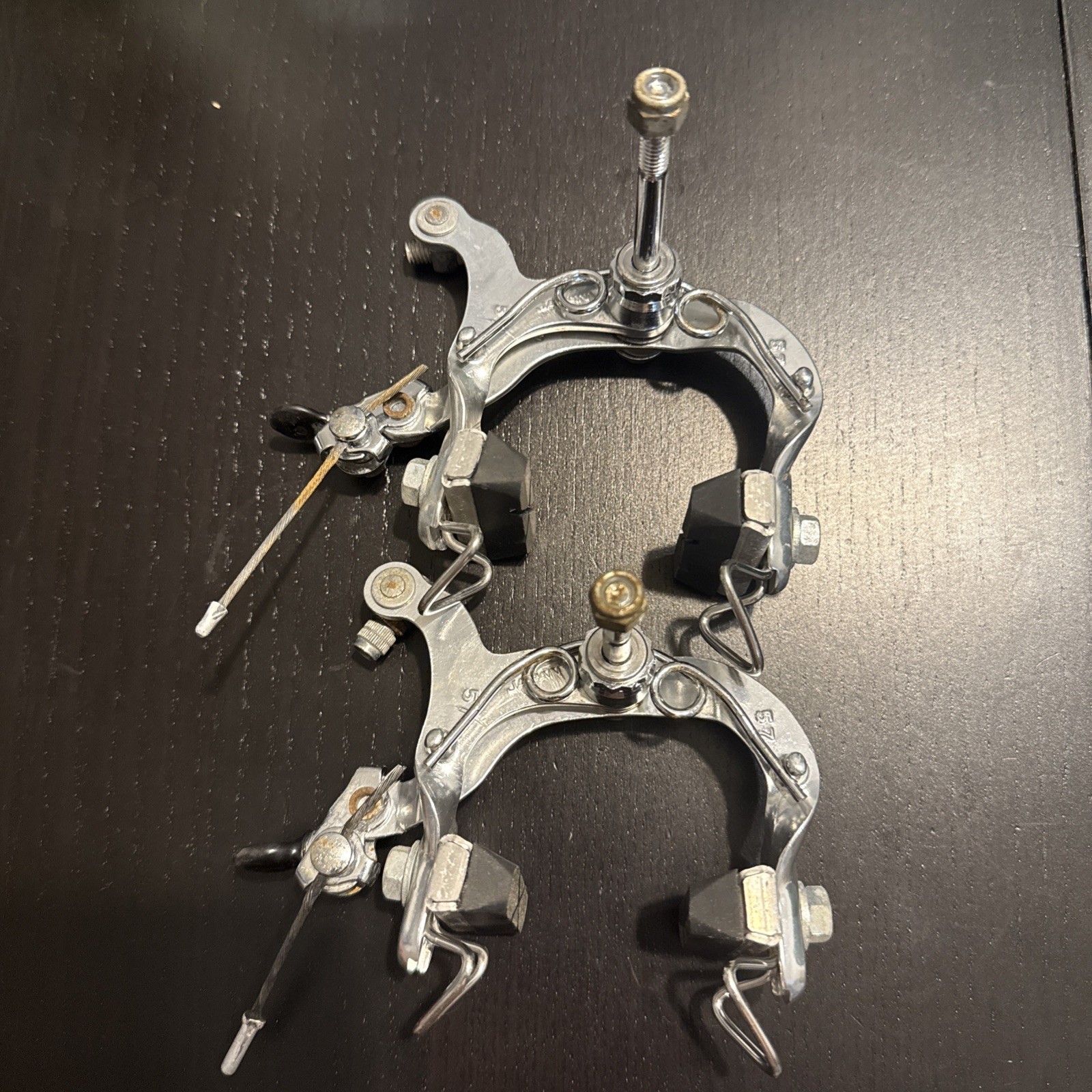 Shimano 600 Arabesque Vintage Brake Caliper Set Front Rear Nutted