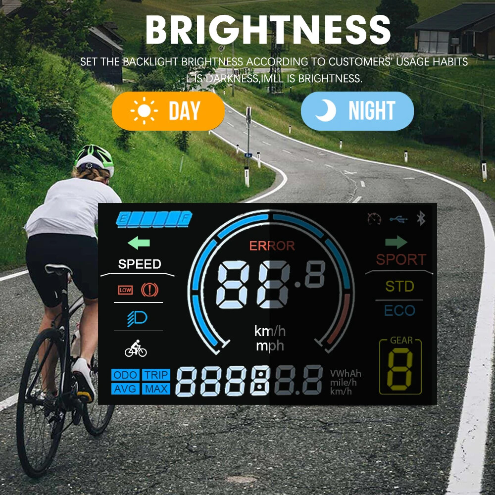 E-Bike JN-NFC S966 Display Magnetic Card Induction SM/WP Plug With JN Controller