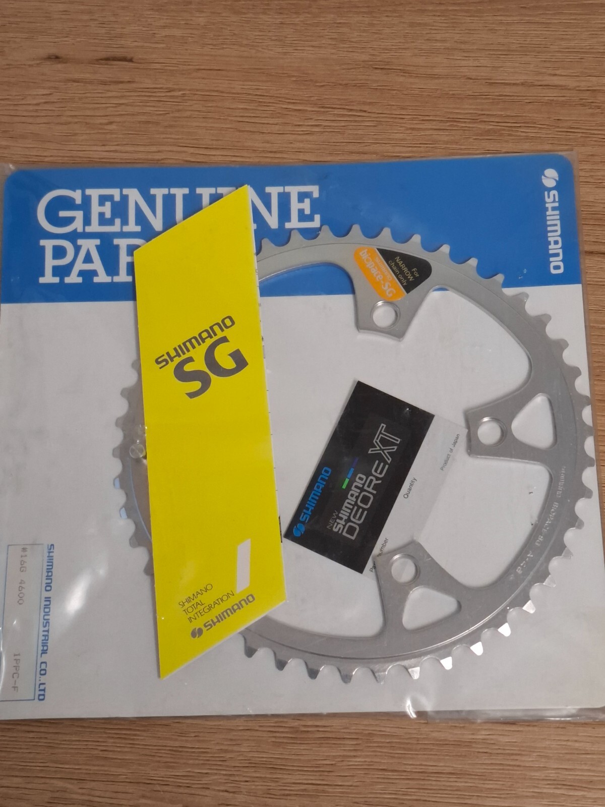 Retro Bicycle Parts NIB NOS Shimano Deore XT Chainring Biopace 46T for FC-M730