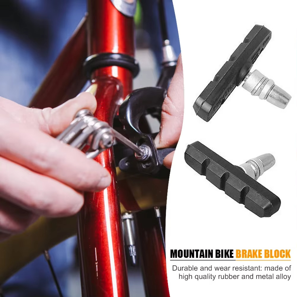 5 Pairs High Grade Cycling Bicycle Bike V Brake Pads 70mm Shoes Pads Black