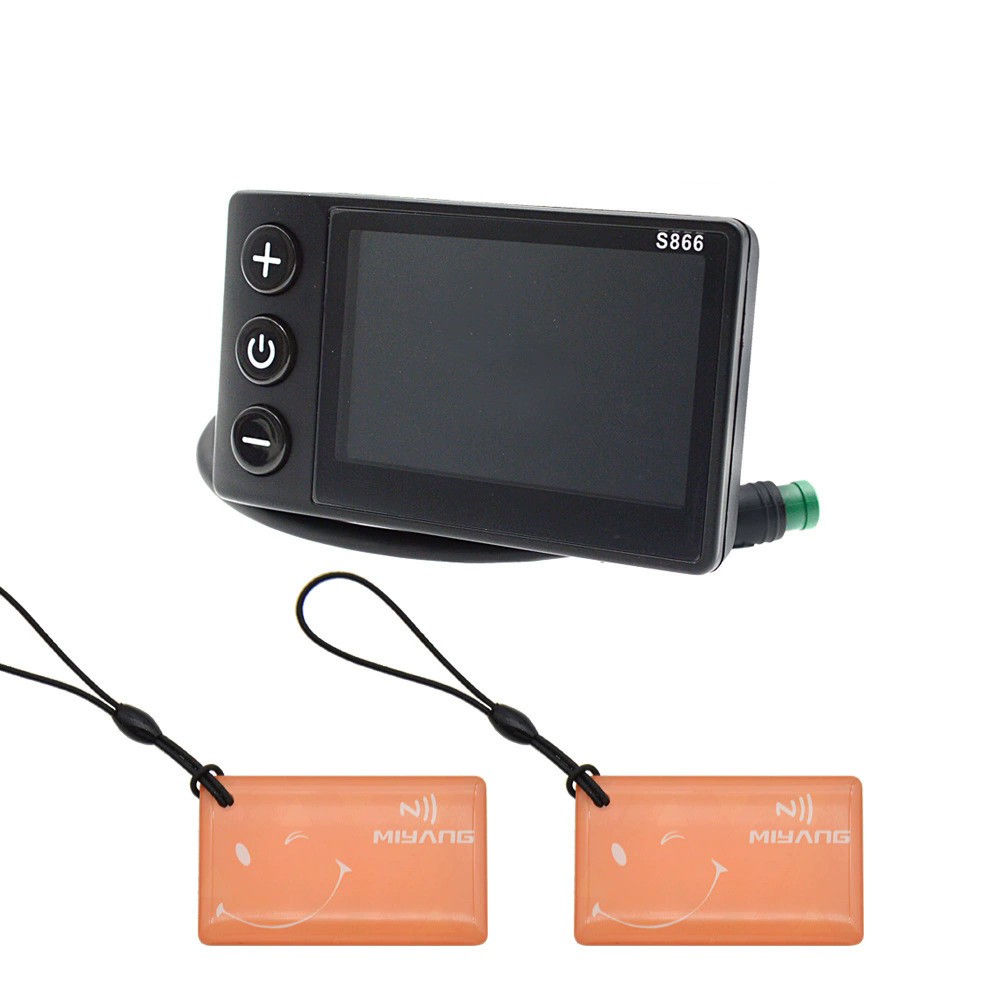 E-Bike 24V 36V 48V 60V S866 LCD Display Screen Control Panel with NFC Function
