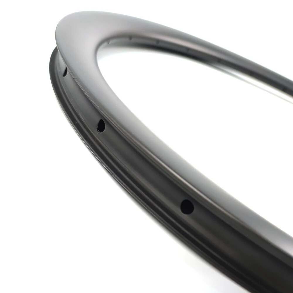 1 Pcs 700C Road Bike Carbon Rim 32/35/39/45mm Depth 30mm Width Clincher Tubeless