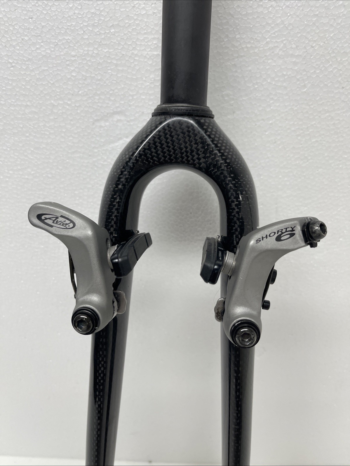 TrueTemper Alpha Q CX Carbon Fork 1 1/8″ Straight 700c W Avid Shorty 6 Rim Brake