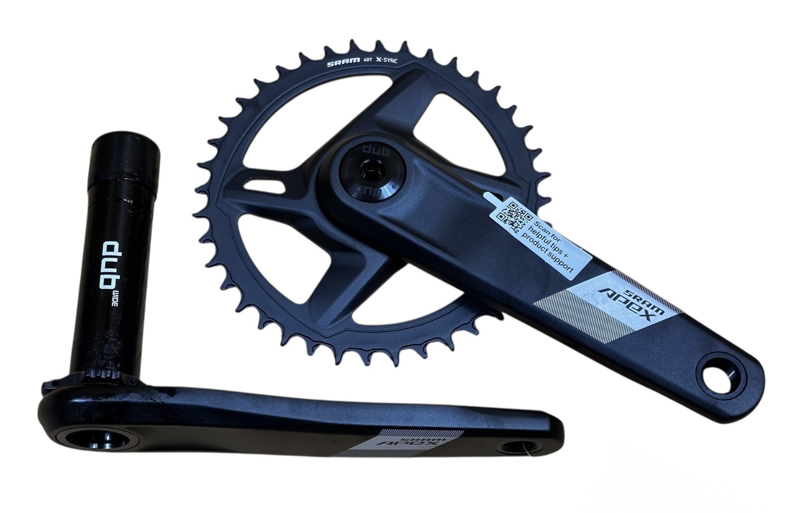 NEW SRAM Apex D1 DUB Wide 172.5mm Crankset 40AL