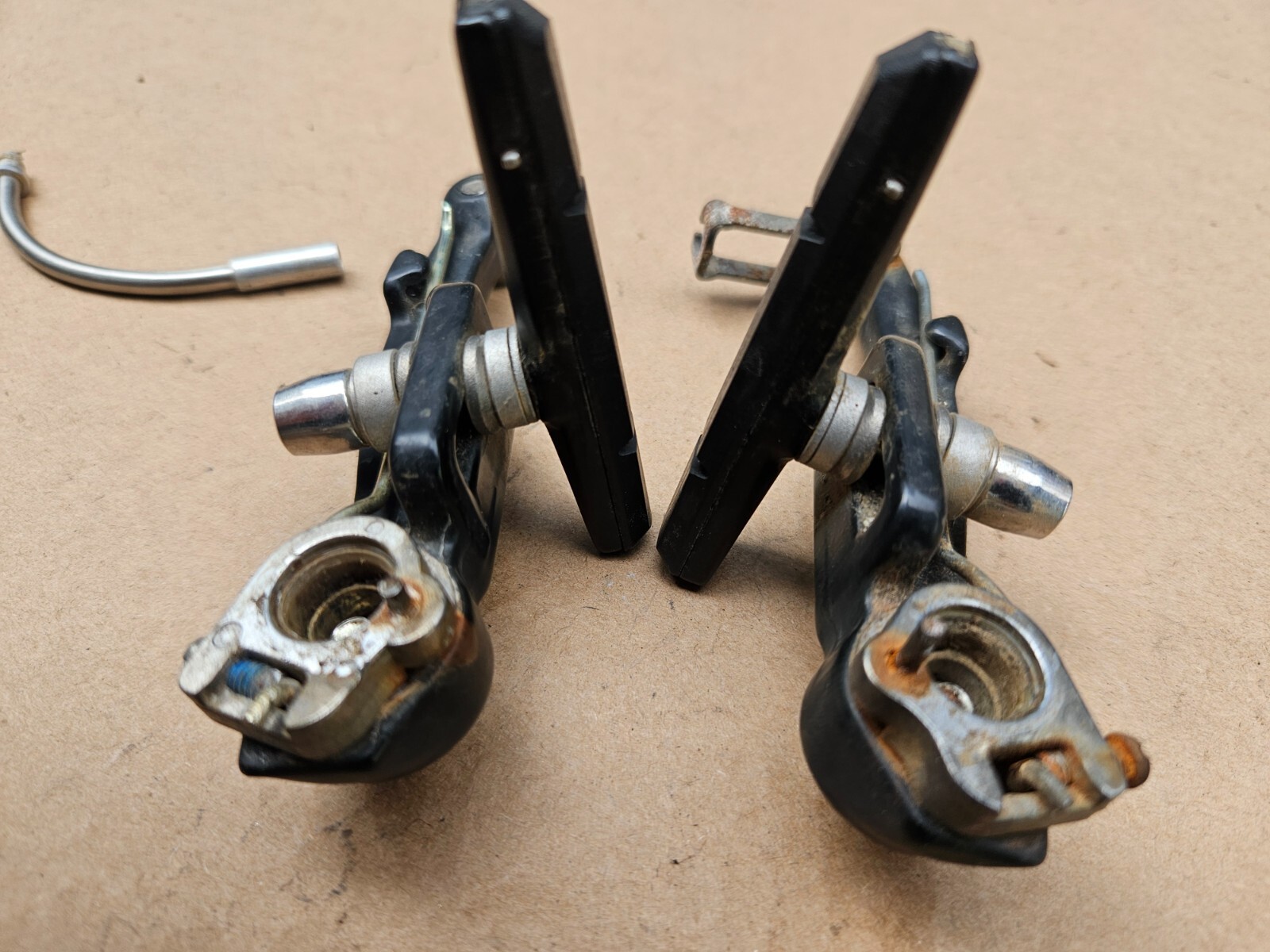(1 Set) Vintage 90s ProMax Mountain Hybrid Bike V-Brakes Black