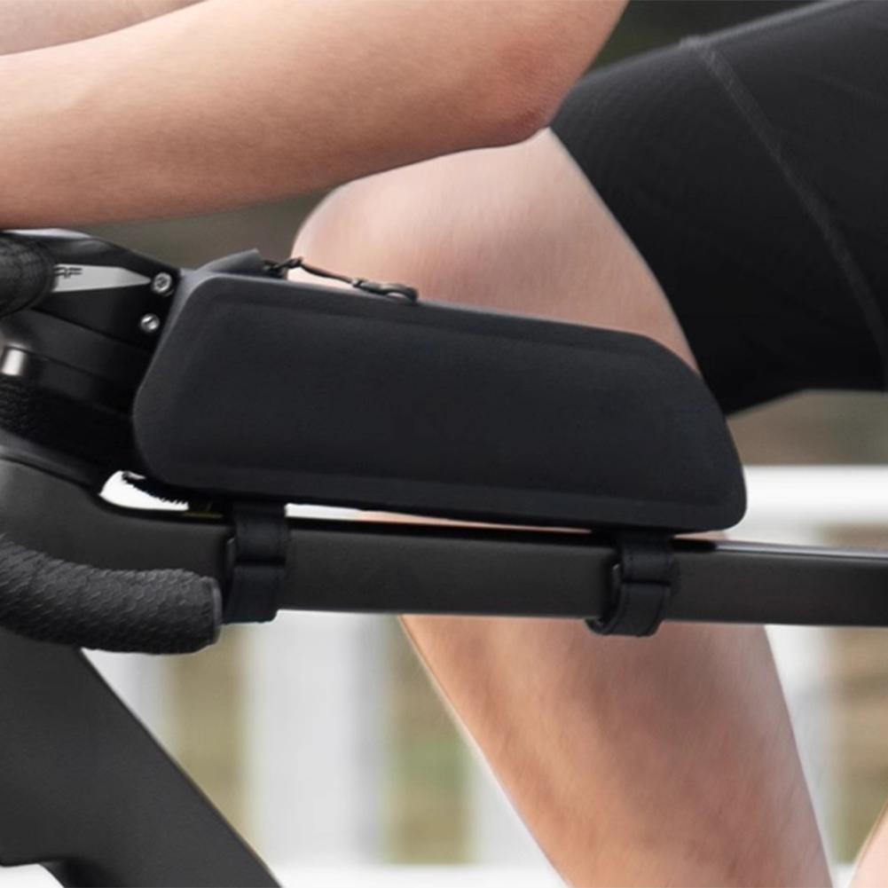 Bike Bag with Three Point Positioning for Secure Attachment and Riding