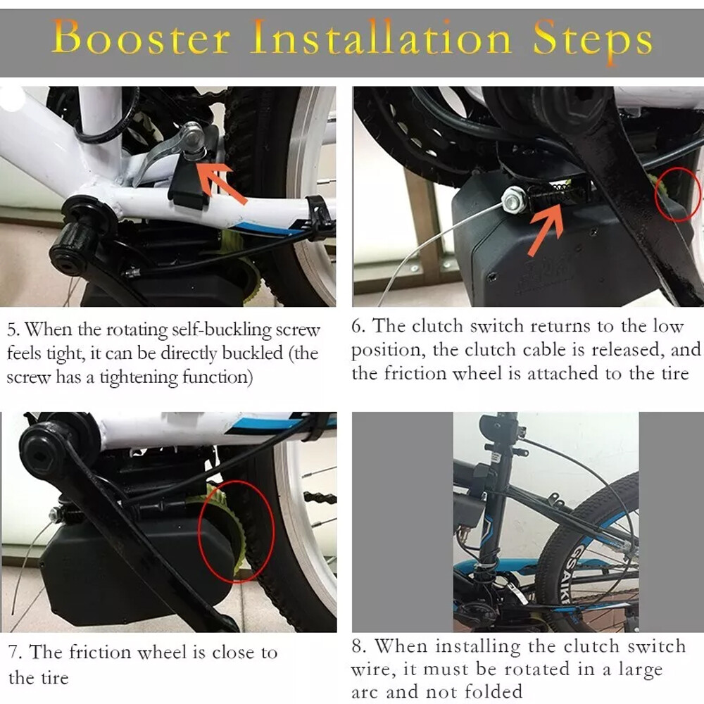 Electric bike Conversion Kit brushless motor Friction Drive Motor 24V,36V DIY