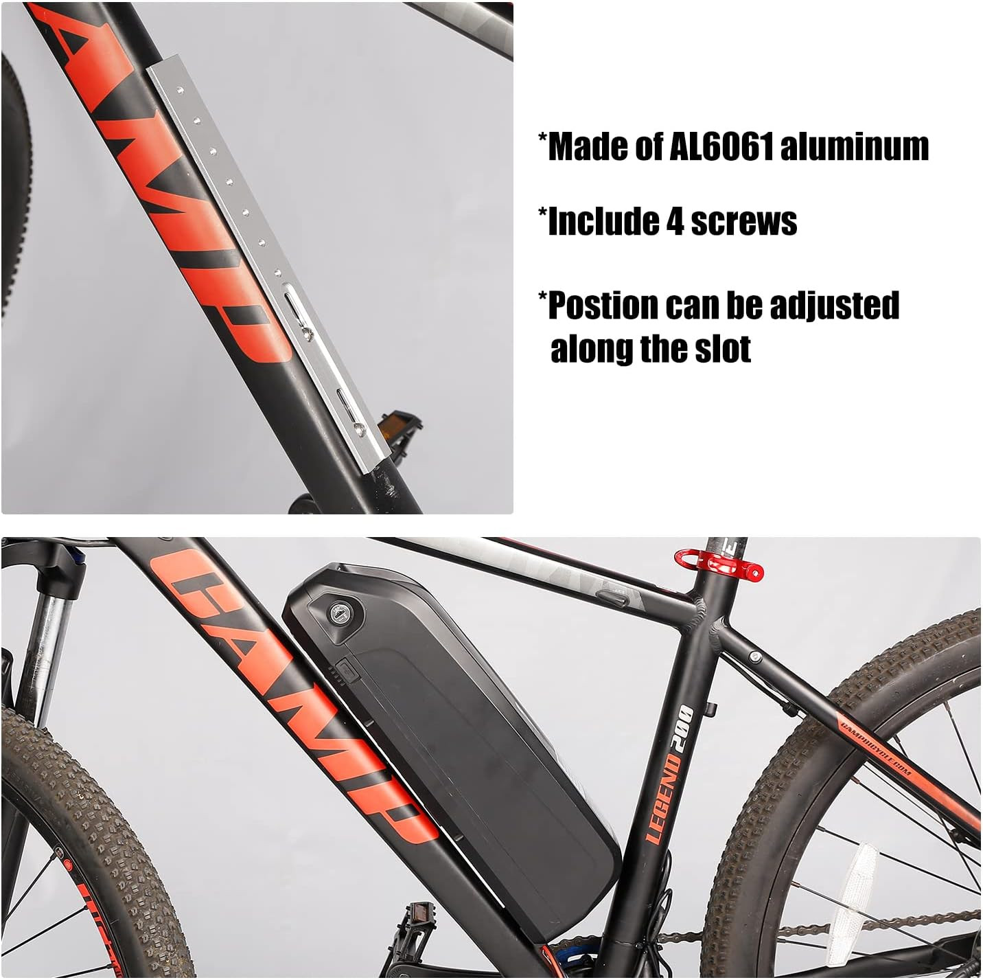Electric Bike Battery Adapter Bottle Cage Bracket – Aluminum Adapter Frame Mount