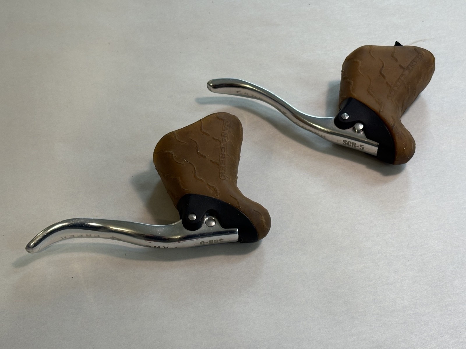 GUM HOODS! Cane Creek SCR5 C Retro Brake Levers Gum Hoods Road Classic Bikes