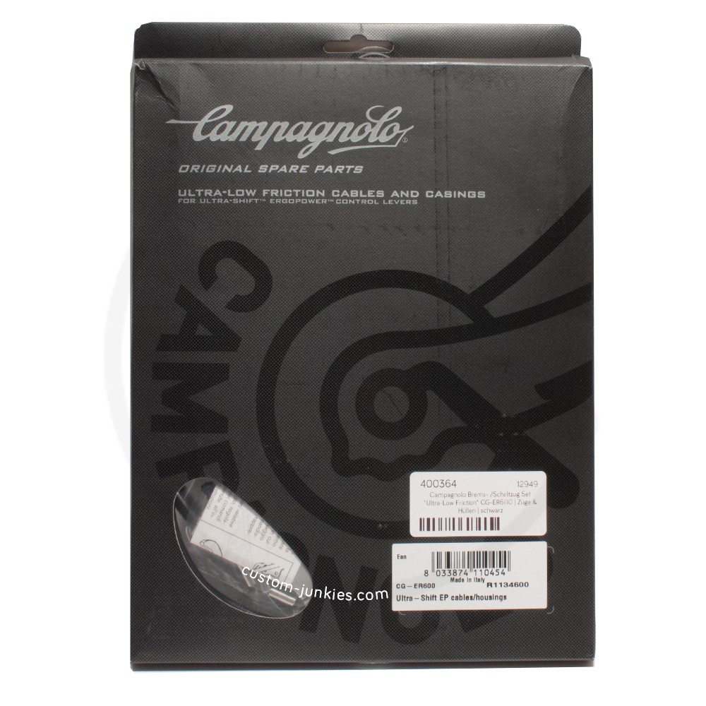 Brake & Shift Cable Set Campagnolo *Ultra-Low Friction* CG-ER600 black