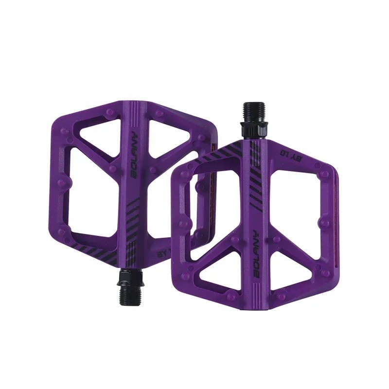 Nylon Anti Slip Mountain Bike Pedals Double Bearing MTB Waterproof Bicycle Pedal