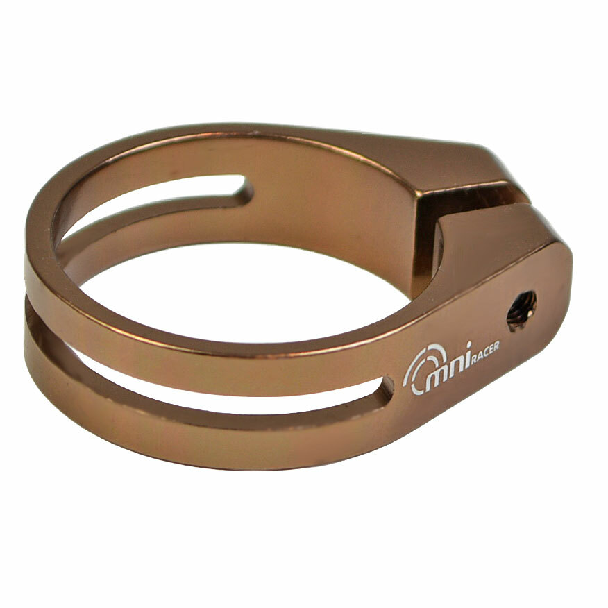 OMNI Racer WORLDS LIGHTEST Alloy Seatpost Clamp: JUST 10 grams!!! 28.6-29mm