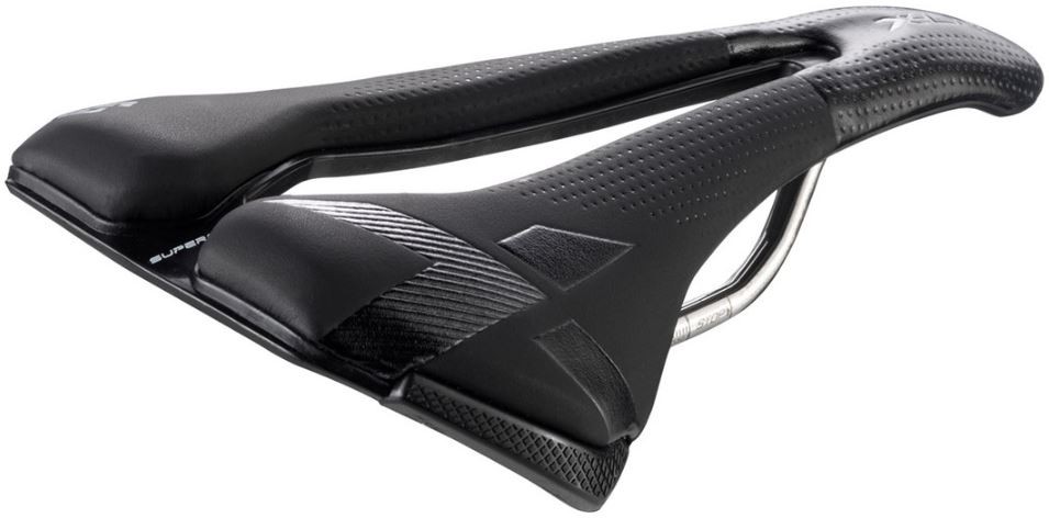 Selle Italia X-LR Superflow Ti 316 Saddle – 268 x 125mm, Carbon, S3, Black