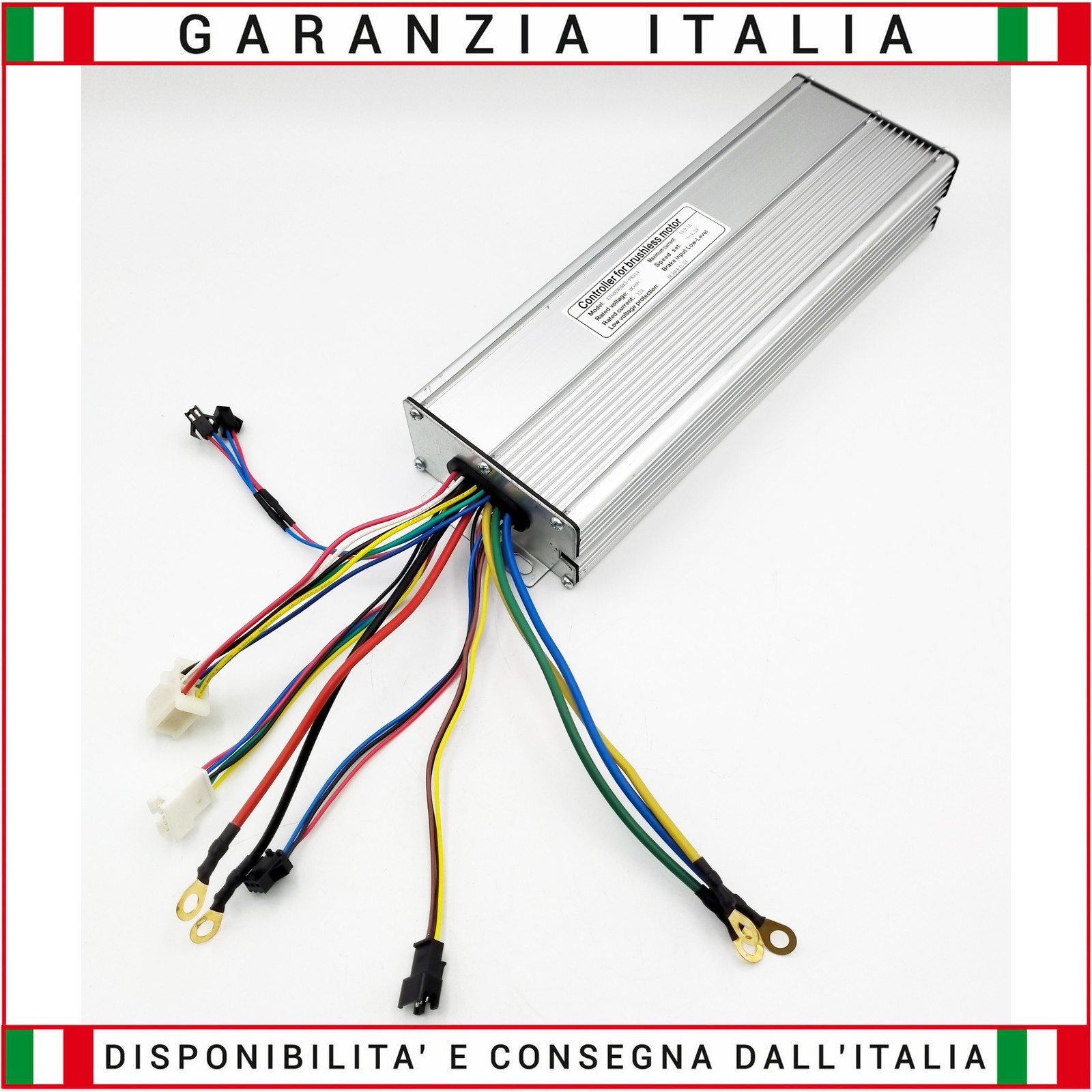 KT 60 Volt 45A Control Unit – 2000/3000W – with and without Hall Sensors – Connection