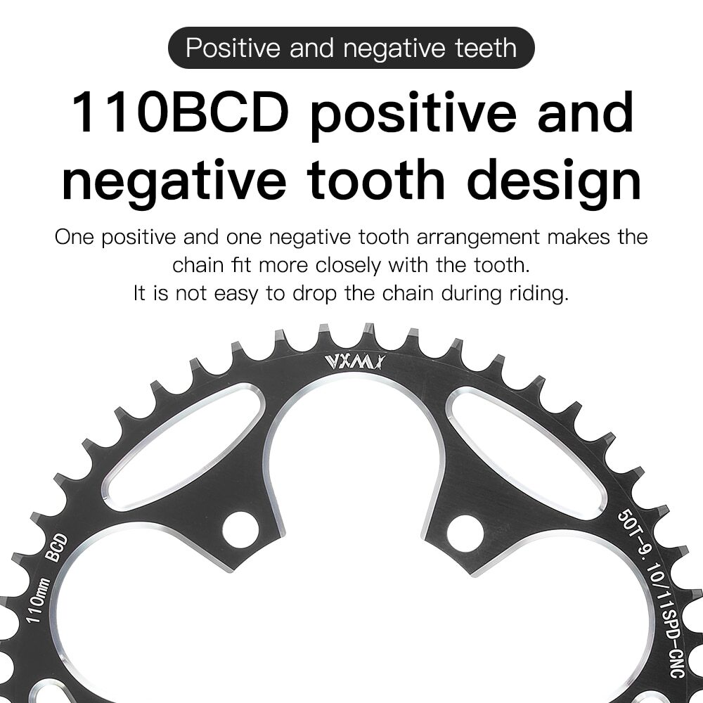 Road Bike Narrow Wide Teeth Chainring 36T 38T 40T 50T58T Bike 110BCD Chainwheel
