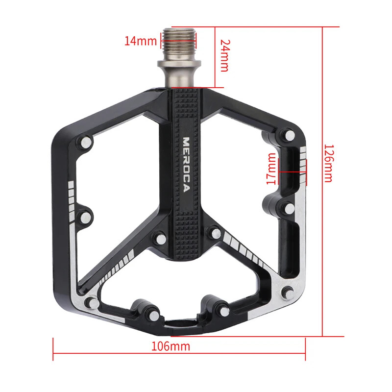 Ultralight Sealed Bearing Pedal Non-slip Pedal Use for MTB BMX Road Bike