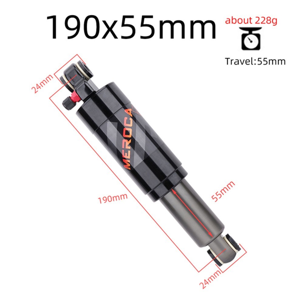 Air Rear Shock Absorber 125/150/165/190/200mm Aluminum Alloy Shock Absorbers