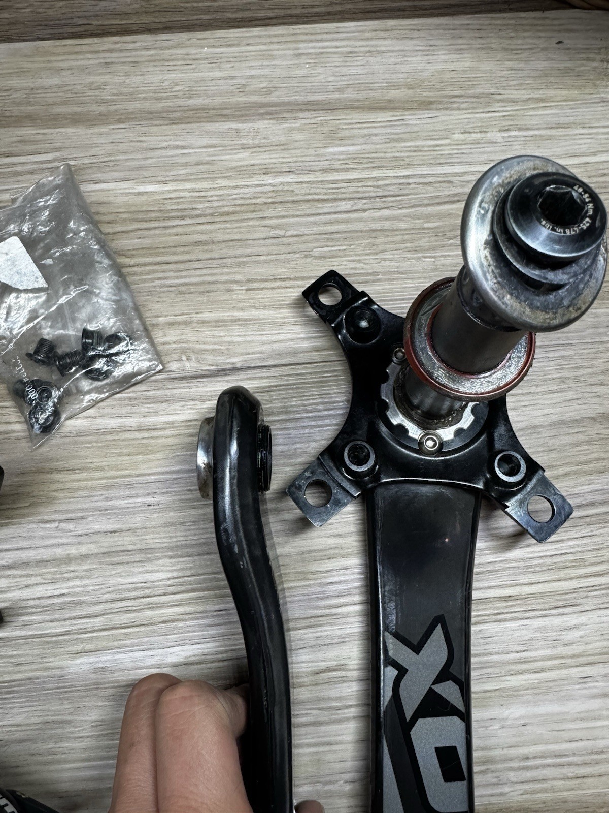 SRAM X0 2×10 Drivetrain Set – Shifters, FD, RD, Crankset (No Chainrings)