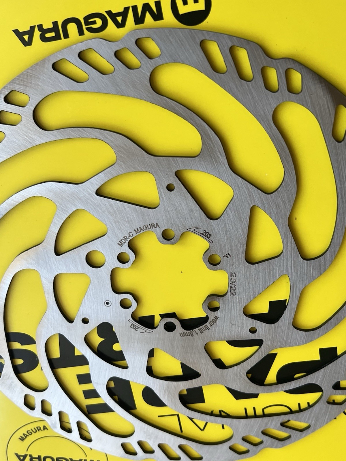 Magura MDR-C 6-Bolt Disc Brake Rotor 203mm E-Bike Optimized 2mm Thick