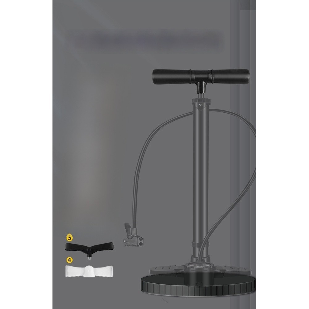 Bicycle Pump Handle Ergonomic Bicycle Grip Ergonomic Design Anti-slip Texture