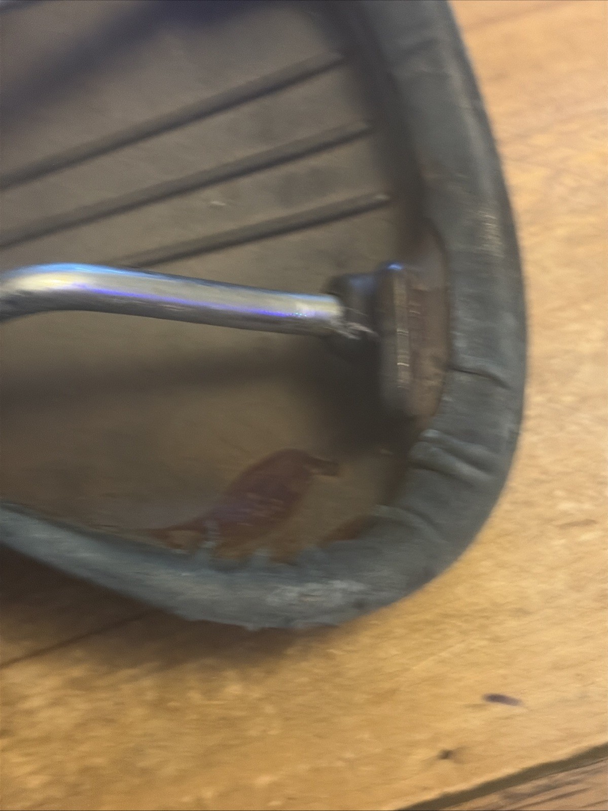 Vintage Selle Italia Univega Branded Saddle Blue 272 mm Length 162 mm Width