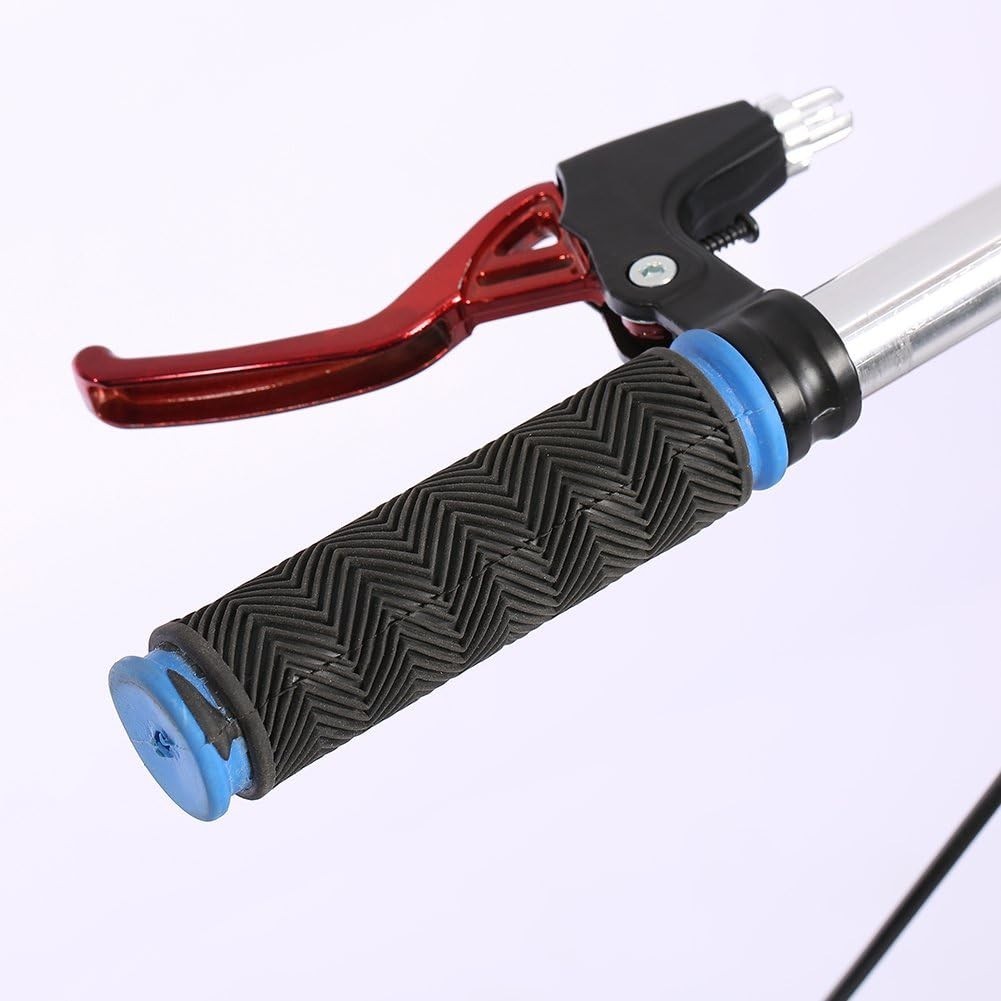 Ambidextrous Bicycle Brake Handle Set – Automatic Restoration – 6.3 inch – Red