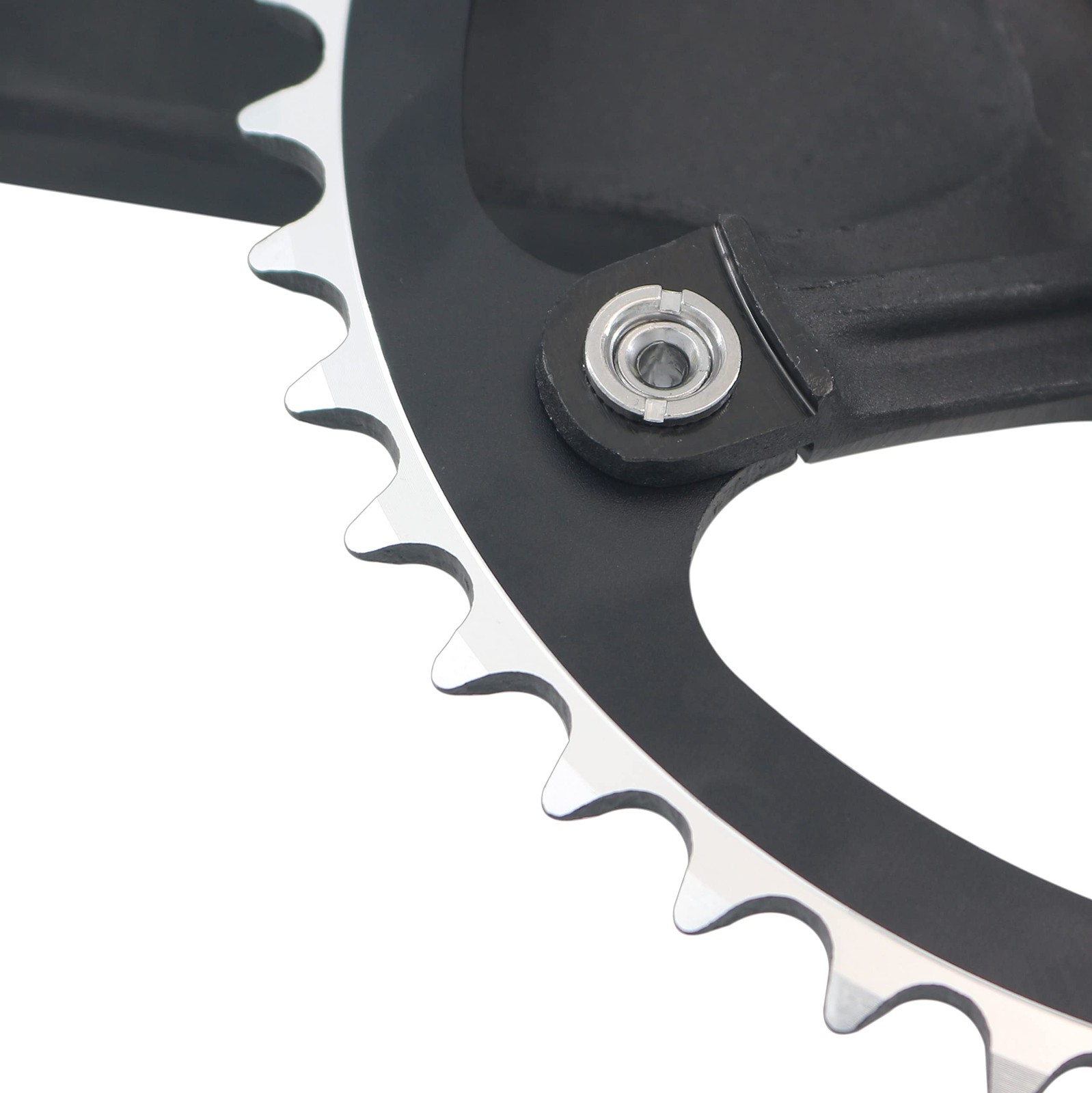 Urban Folding Bicycle Crankset Single Tooth Disc Chainring Wheel Crank Set