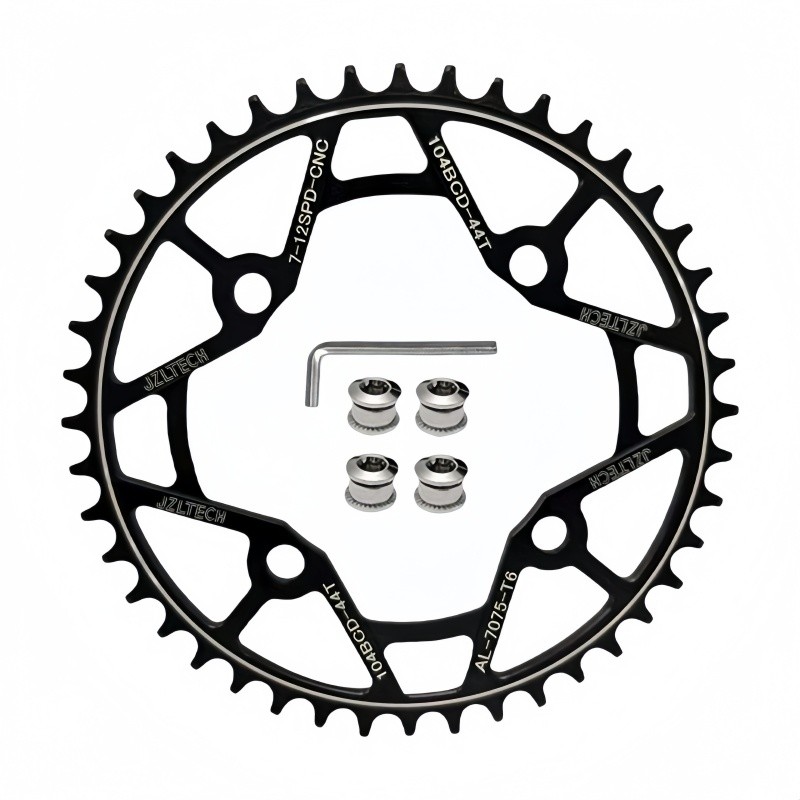 104BCD Bicycle Chainring 44T/46T/48T50T52T Single Speed Bike Crankset Chain Ring
