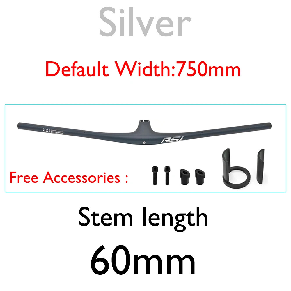 Integrated Full Carbon MTB Handlebar Cockpit 13° Stem Mountain Handlebar 750mm
