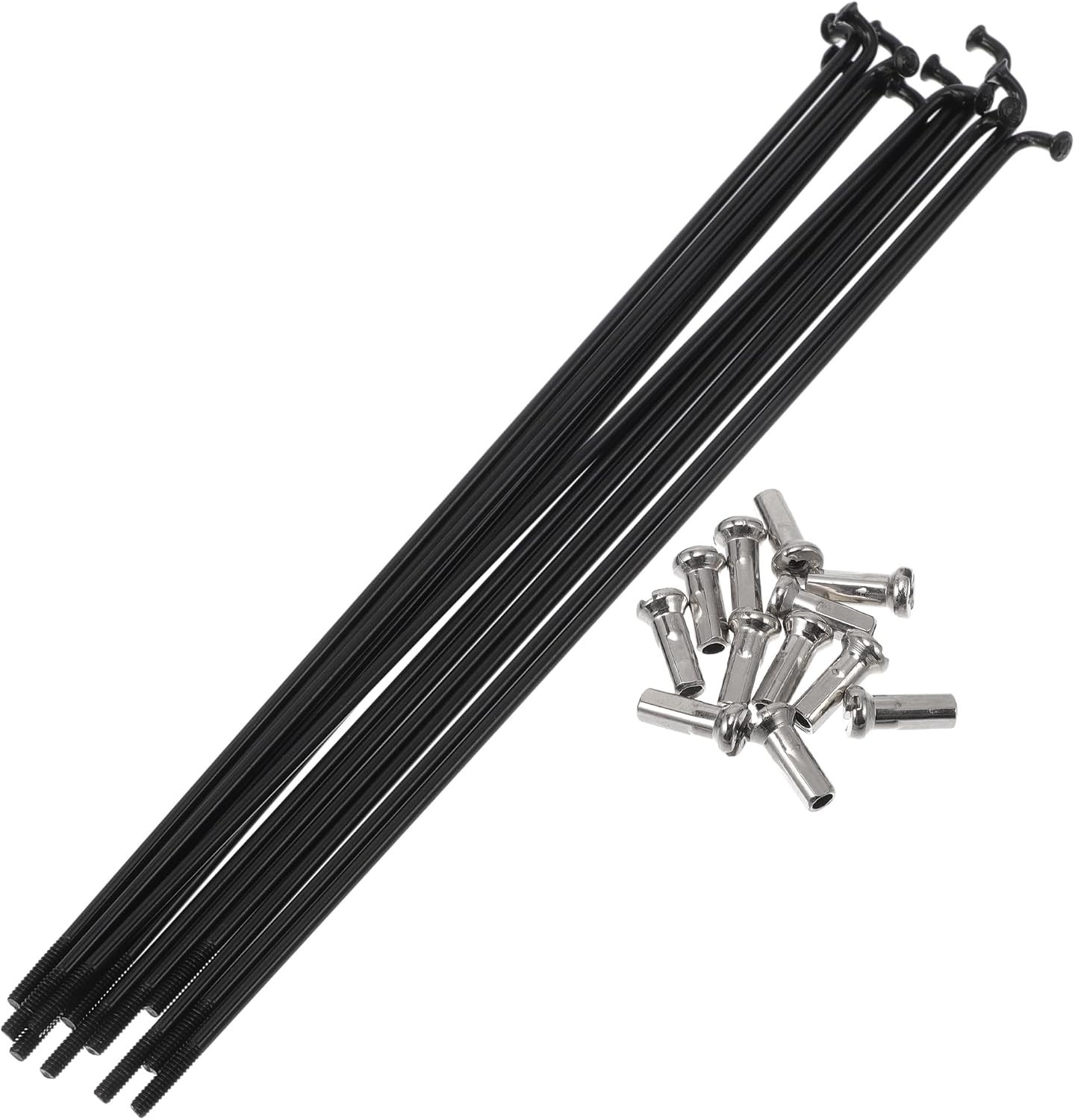 14G 152mm Length Bike Wheel Spokes 304 Stainless Steel Black 1 Set