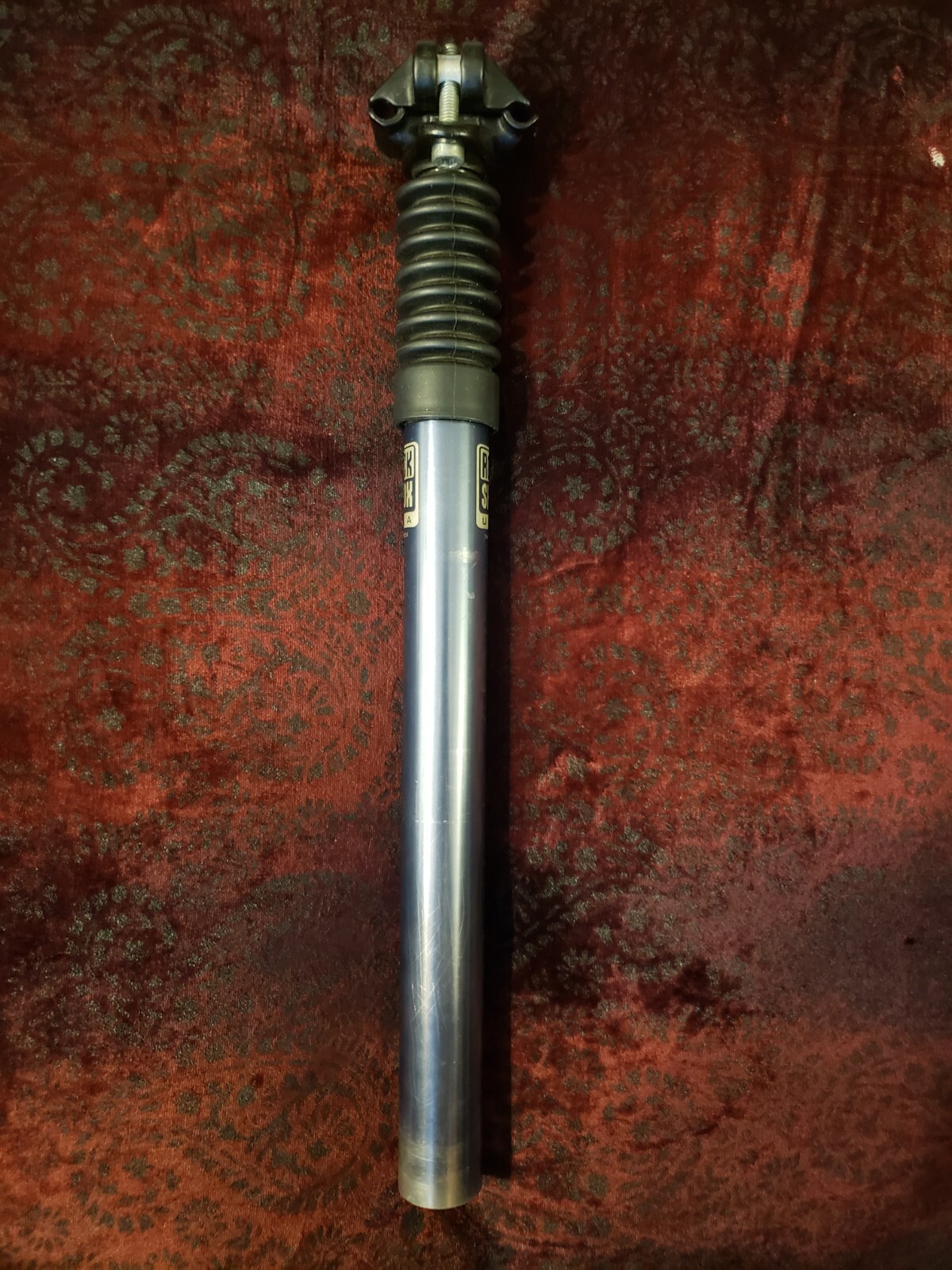 Vintage Rock Shox Suspension Seatpost 27.2mm X 340mm Micro Adjustible Grey