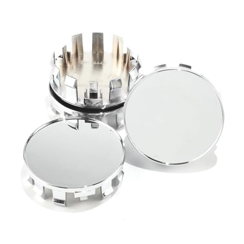 4Pcs 70mm(2.76in) Wheel Center Caps Outer 70MM 2.76″ . Inner 65MM 2.56″ Chrome
