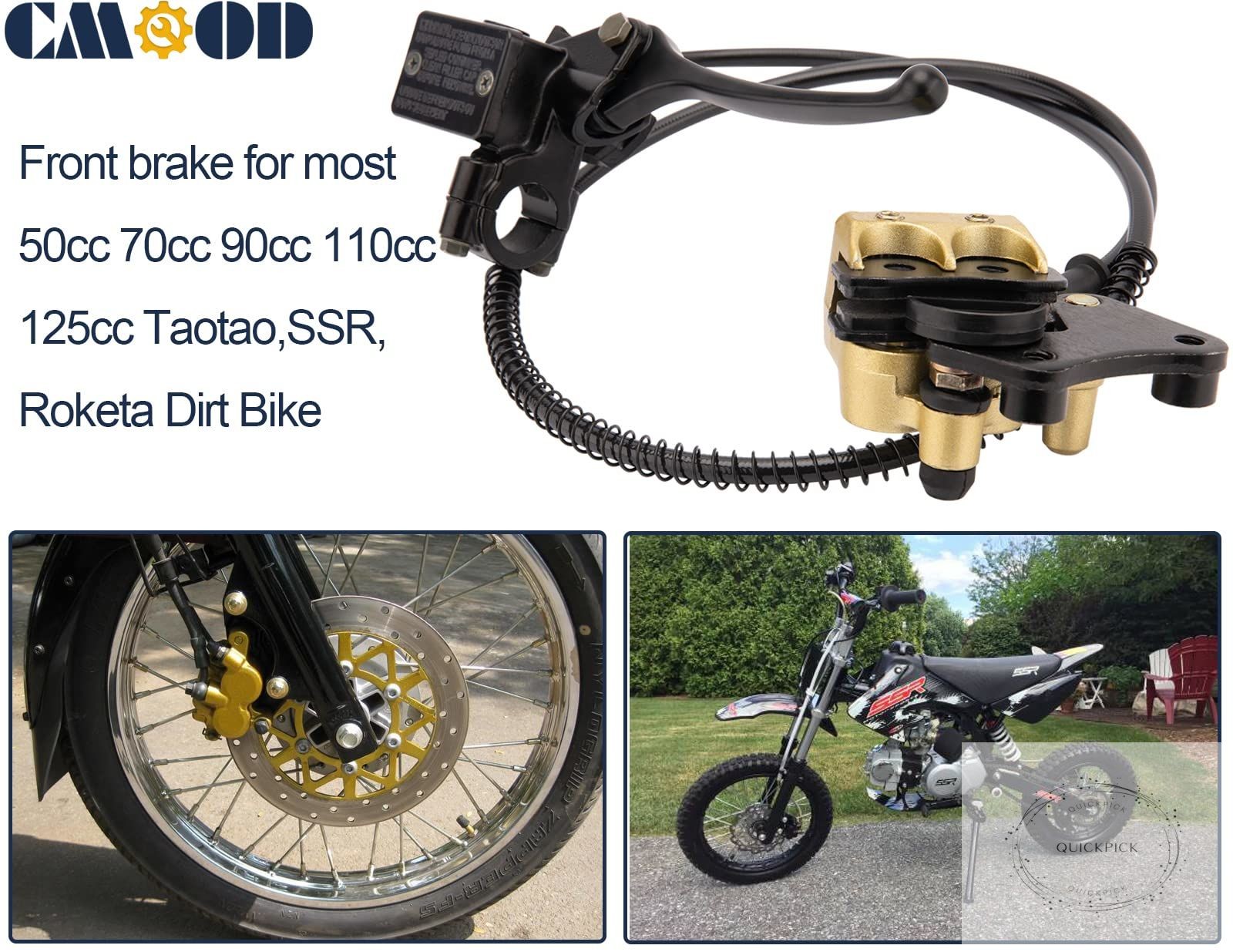 Front Disc Brake Master Cylinder Caliper Assembly for 50cc 70cc 90cc 110cc 125cc
