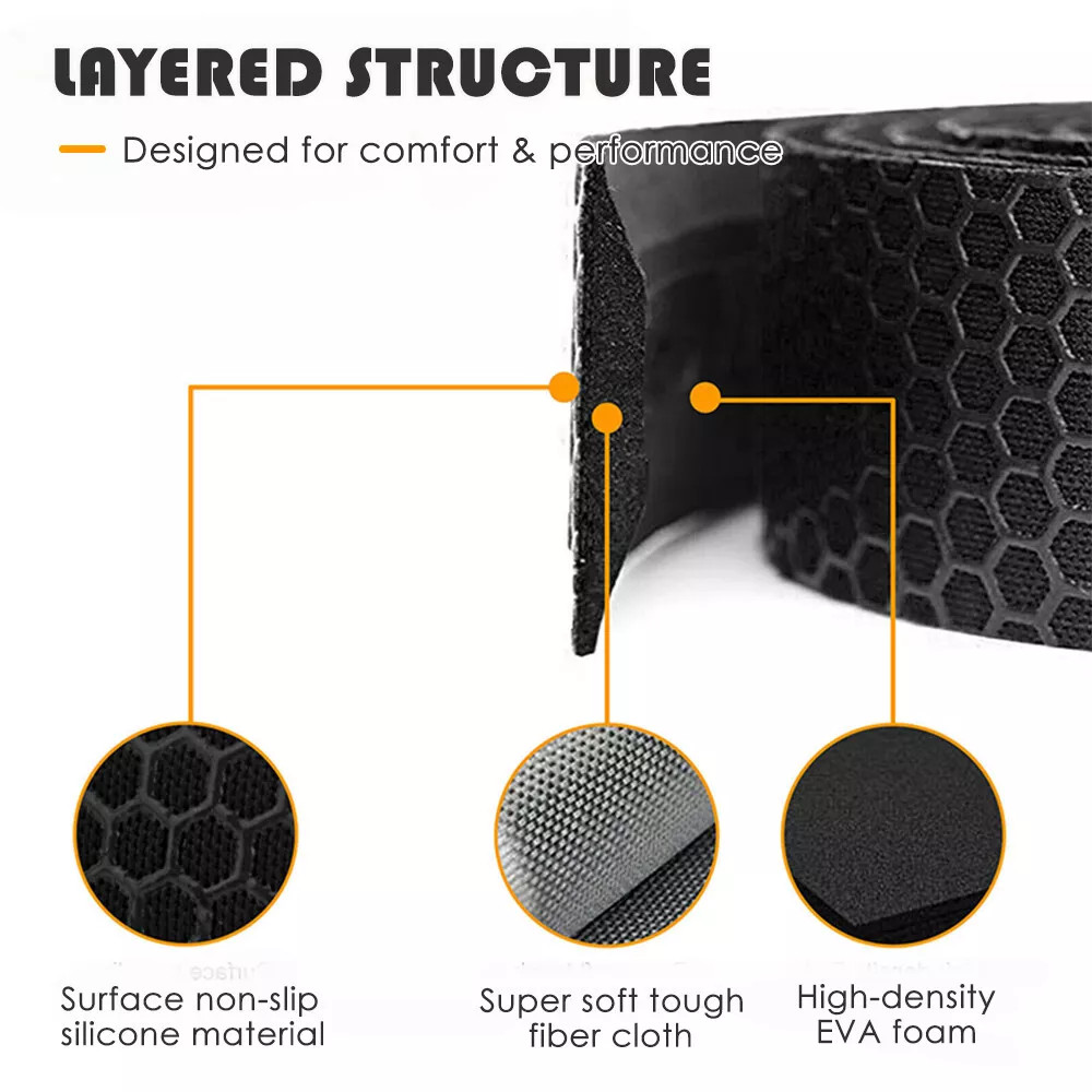 2 Pack Cycling Road Bike Handlebar Tapes Non-Slip Wrap Grip Tape Bicycle Handle