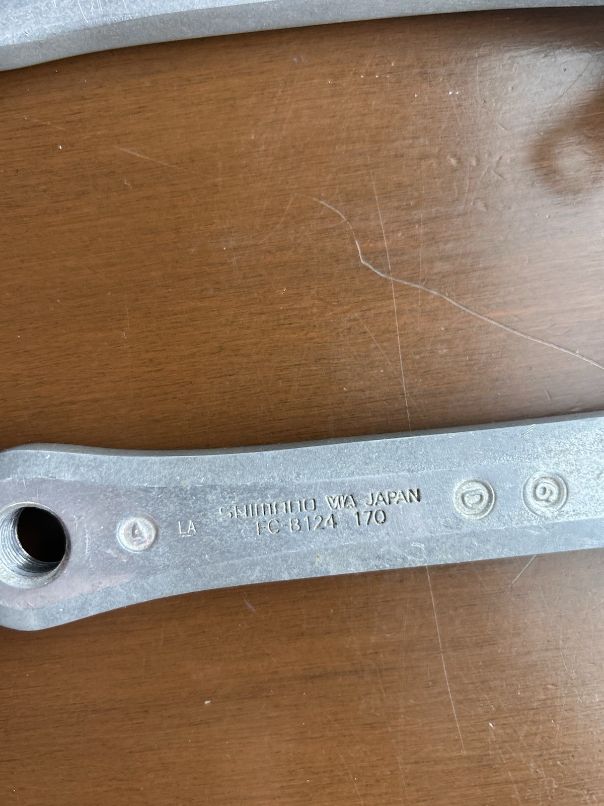 Shimano FC-B124 Vintage Crankset 170mm With Original Hardware And 24T Chainring